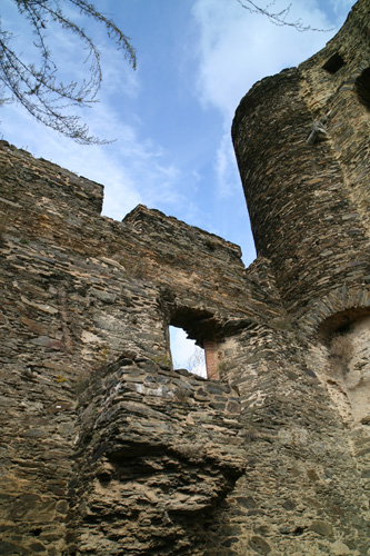 Burg Rheinfels, Nordwestliche Ringmauer